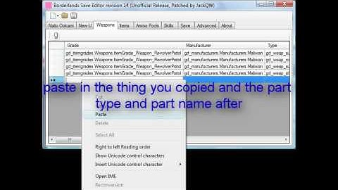 Borderlands Modding Tutorial - Weapons