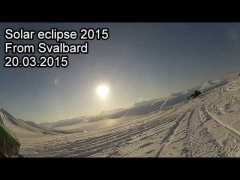 Solar eclipse from Svalbard 2015