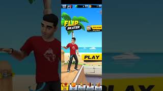 tutorial cara bermain game offline & online Flip Skater screenshot 2