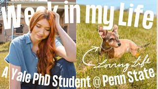 Mental Health Break| Week In My Life as a Yale PhD Student Visiting Penn State | Loans & Burn Out