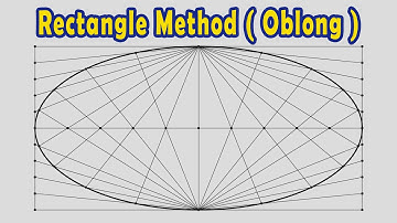Draw an Ellipse Using The Rectangle Method (Oblong Method)