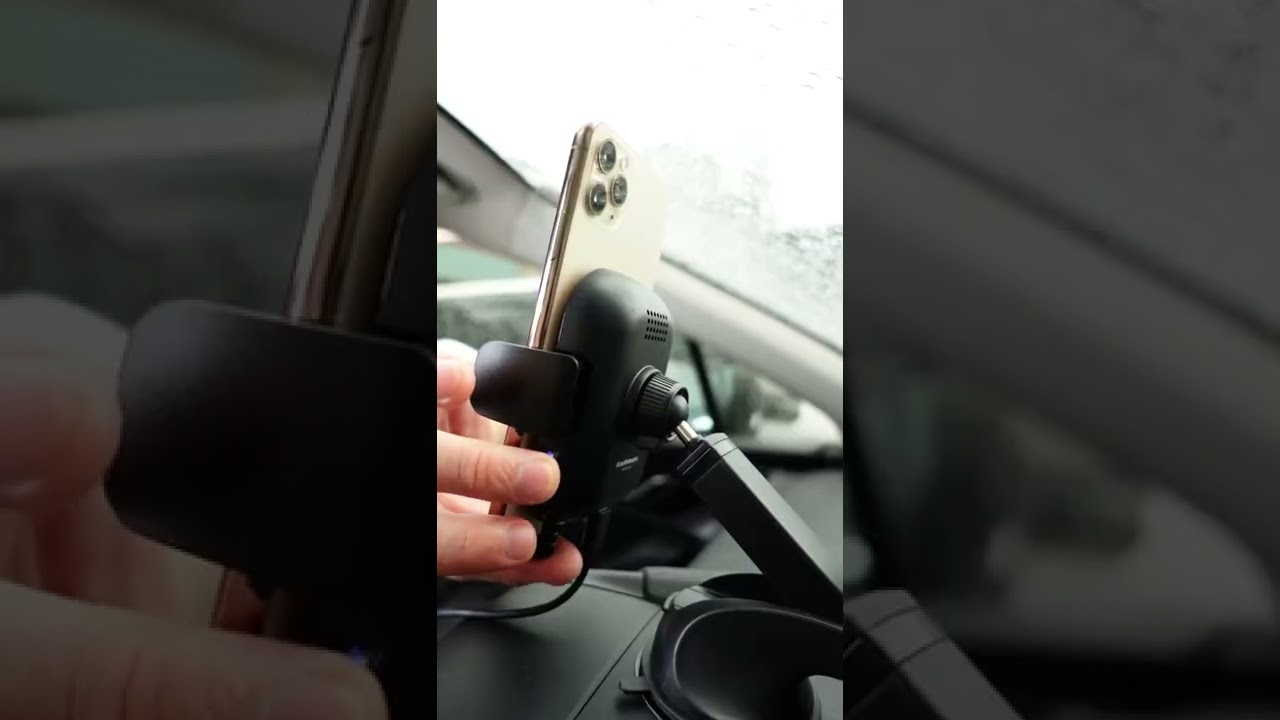 QI自動開閉ホルダー 手帳対応 キャパシタ付 15W 吸盤取り付け – カシムラ