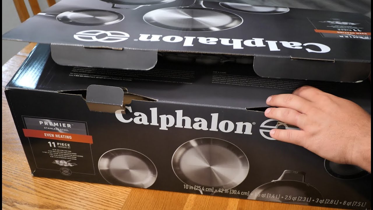 Calphalon 11 Piece Premier Stainless Steel Unboxing 