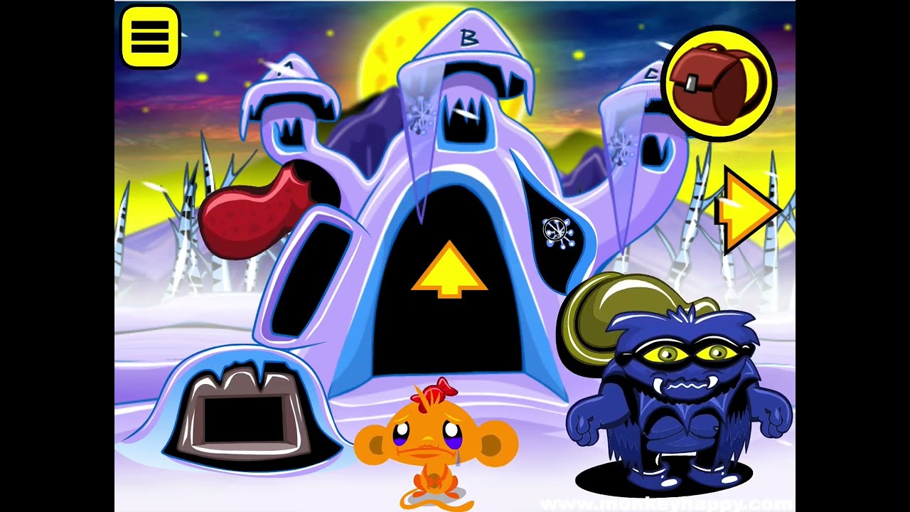 Monkey GO Happy Stage 1021 - ICE JOURNEY Chapter 5 - YouTube