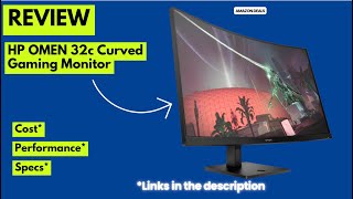 🔥 HP OMEN 32c Curved Gaming Monitor Review 2025 | QHD 165Hz, 1ms, FreeSync Premium, Ultimate Gaming!