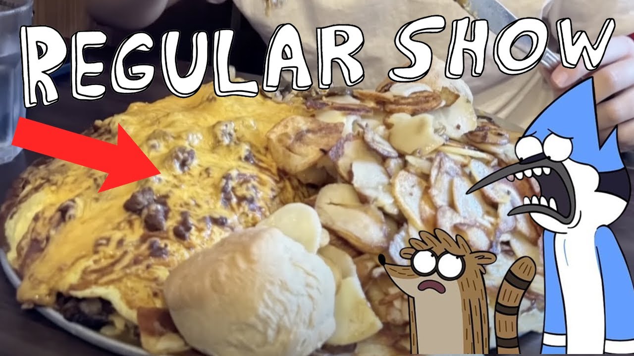 I tried the Eggscellent Challenge from Regular Show!
