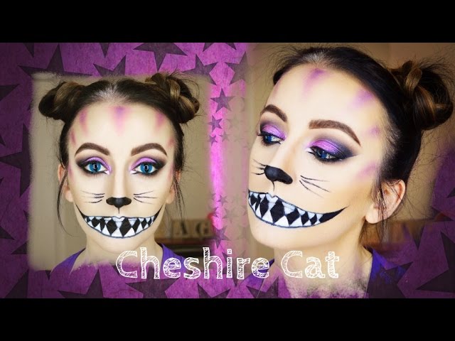 Cheshire Cat Makeup ✧ Wonderland Series ✧ Courtney Little  Cat halloween  makeup, Cat makeup halloween, Cheshire cat halloween