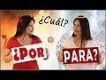 Aprender español: Difference between Por and Para / Diferencia entre Por y Para [Learn Spanish]