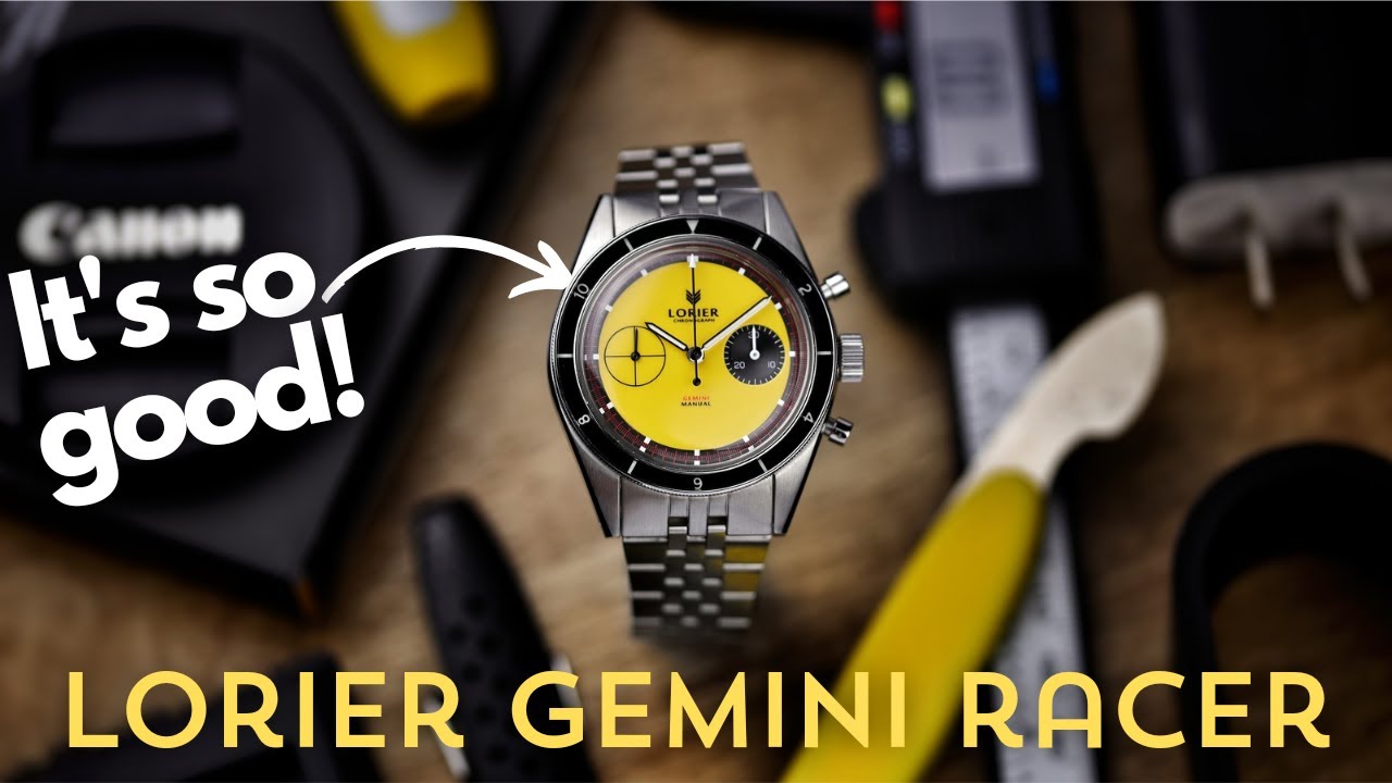The Lorier Gemini SII Racer - Plus New Lorier Chronograph Release 