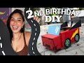 Creating Box Cars &amp; Roads on a Budget - DIY Toddler&#39;s 2nd Birthday Pt.1