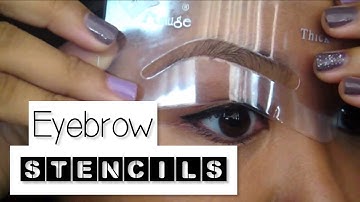 How-To: Use Eyebrow Stencils