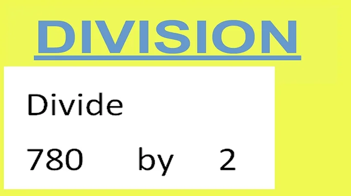 Divide     780      by     2