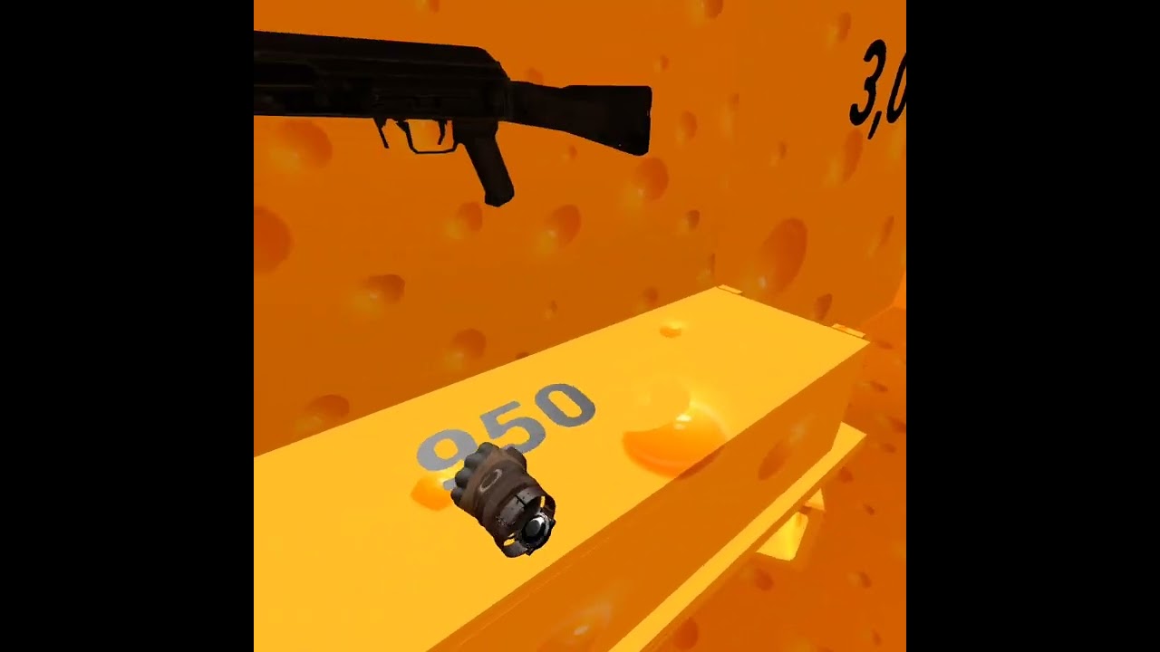 Quest 2 (codz pavlov) Cheese cube game play show case