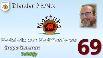 IV Modelado con Modificadores - 69 Grupo Generate: Solidify