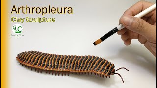 Sculpting Arthropleura | Cosclay | Prehistoric Millipede Sculpture @LifeofClay