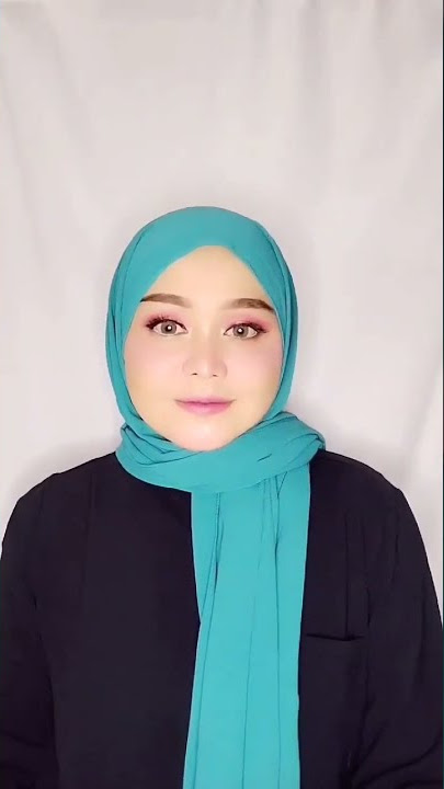 Tips memakai pashmina untuk wajah bulat