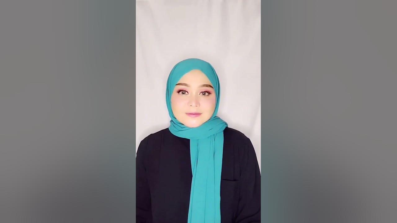 Tips memakai pashmina untuk wajah bulat