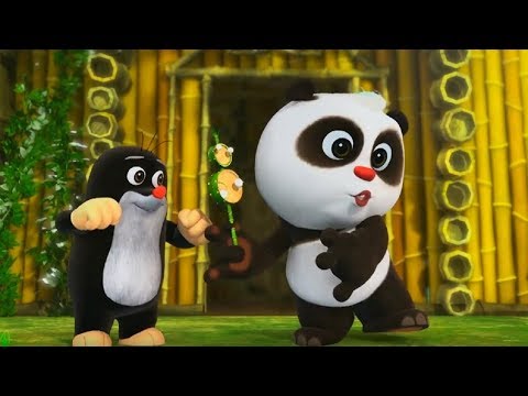 Кротик и Панда - все серии сразу - сборник - 41-45 -  развивающий мультфильм для детей