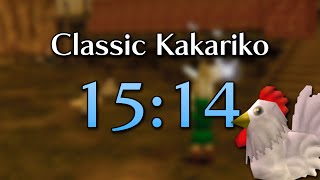 Ocarina of Time Classic Kakariko route speedrun in 15:14.033 by Torje [World Record]