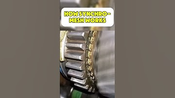 how a synchro mesh makes it happen#savethemanuals #cars #transmission #teacher