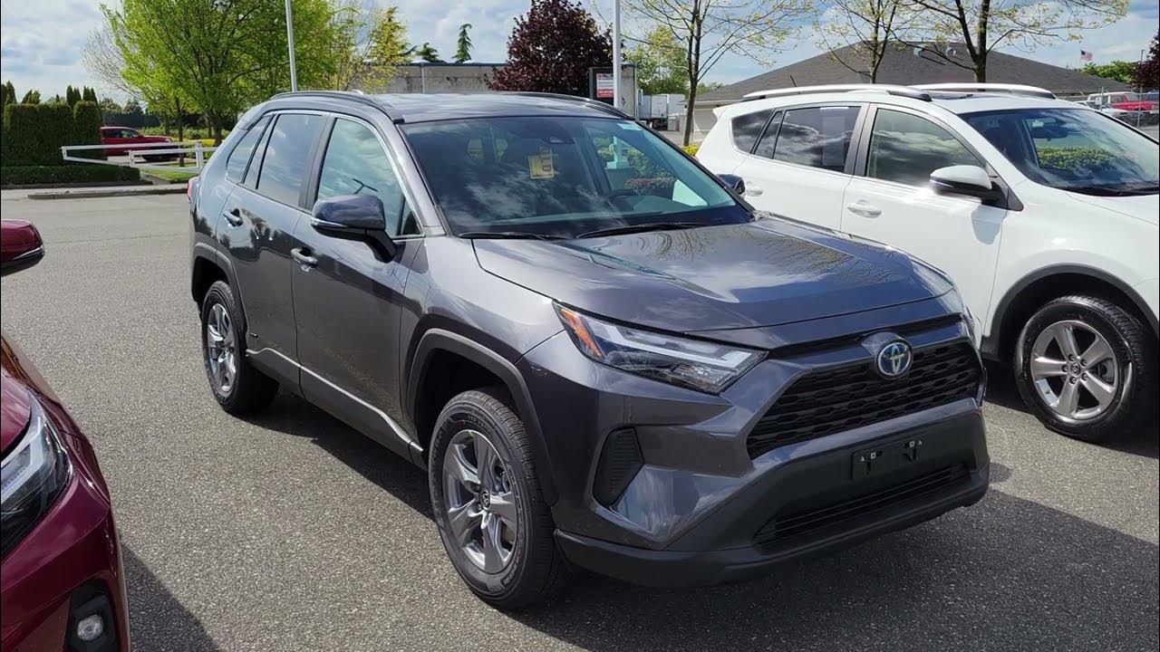 2022 Toyota RAV4 Hybrid XLE in Magnetic Grey Metallic - YouTube