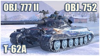 Объект 777 II, Т-62А & Объект 752 • WoT Blitz Gameplay