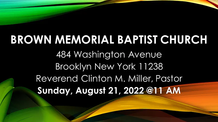Rev. Marion Phillips, "Get to Stepping" Sunday, Au...