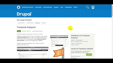 Facebook autopost in Drupal 7