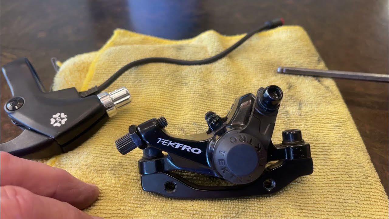 Lectric ebike Tektro brake caliper primer YouTube