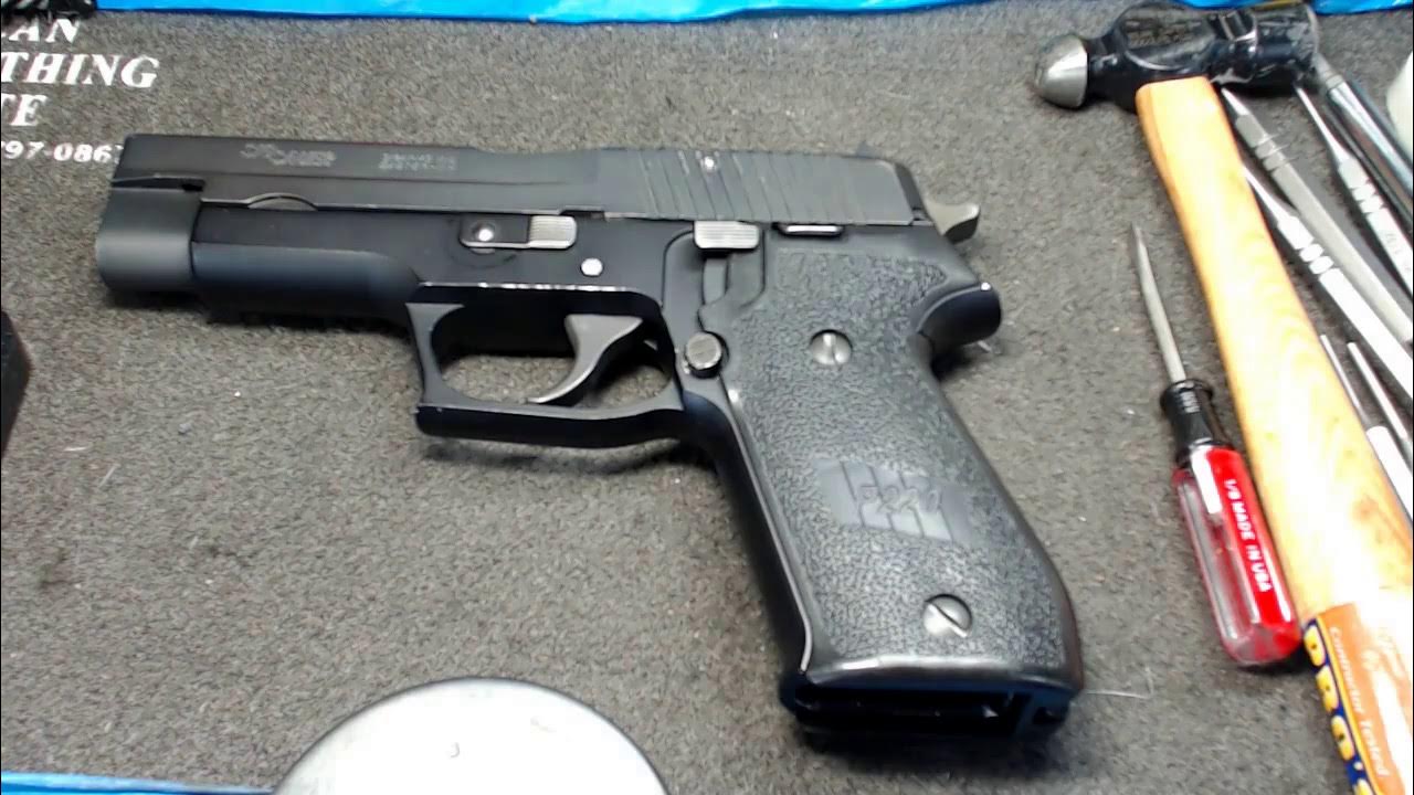 Sig Sauer P220 Complete disassembly and reassembly - YouTube