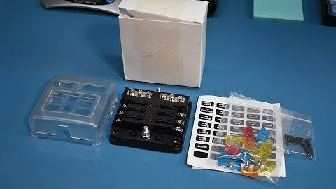 6 Way Fuse Block, 12V Blade Fuse 6 Circuit ATC/ATO*unboxing*