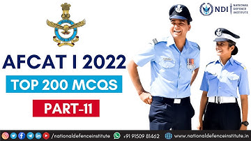 AFCAT 1 2022 TOP 200 IMPORTANT QUESTIONS | GK (PART-11)