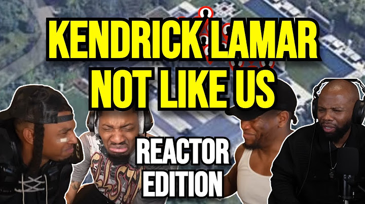 Kendrick Lamar - Not Like Us - REACTION MASHUP