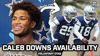 Caleb Downs LEANING On Cowboys Vets Early In Offseason Program