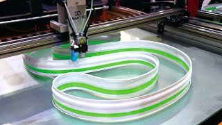 The process of massproducing LED Signboard with highperformance 3D printers.LED signboard in Korea