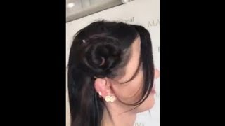 Прическа Рожки-кички на Бионаращивание Прическа Рожки-кички на Бионаращивание