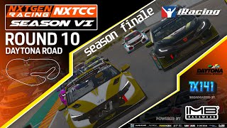 NXTGEN Racing Touring Car Championship | Season 6 | Round 10 | Daytona | iRacing