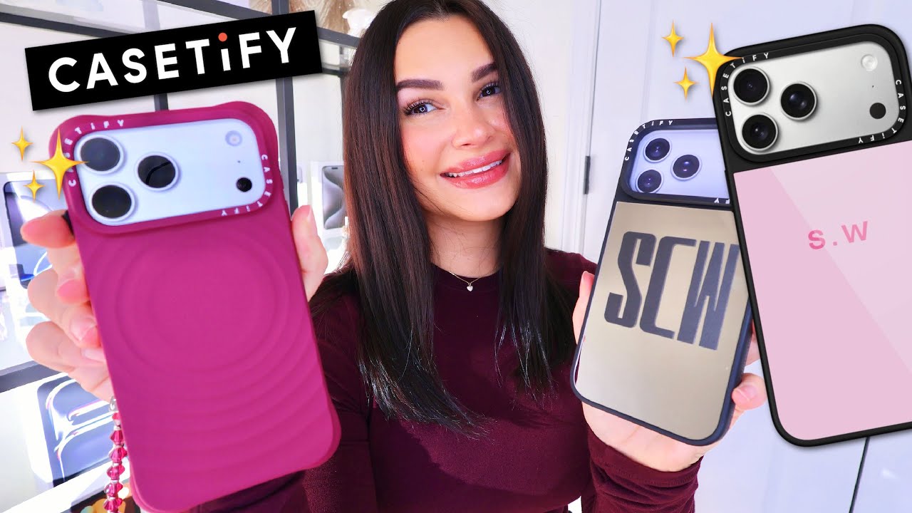 CASETiFY iphone 17 pro max case haul & gift guide! 🎄📱✨ - YouTube