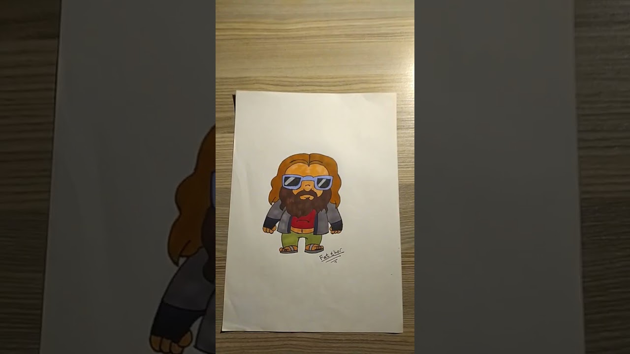 Fat Thor Drawing 