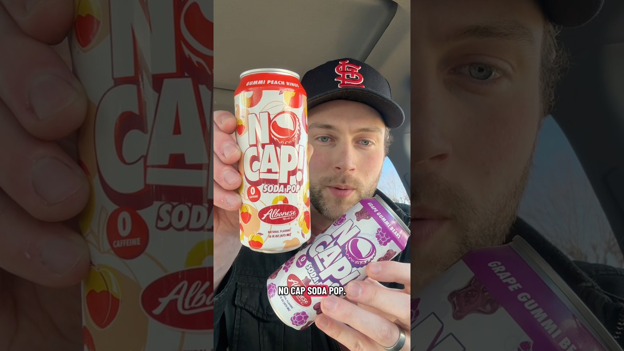 Пробую новые газированные напитки без крышки