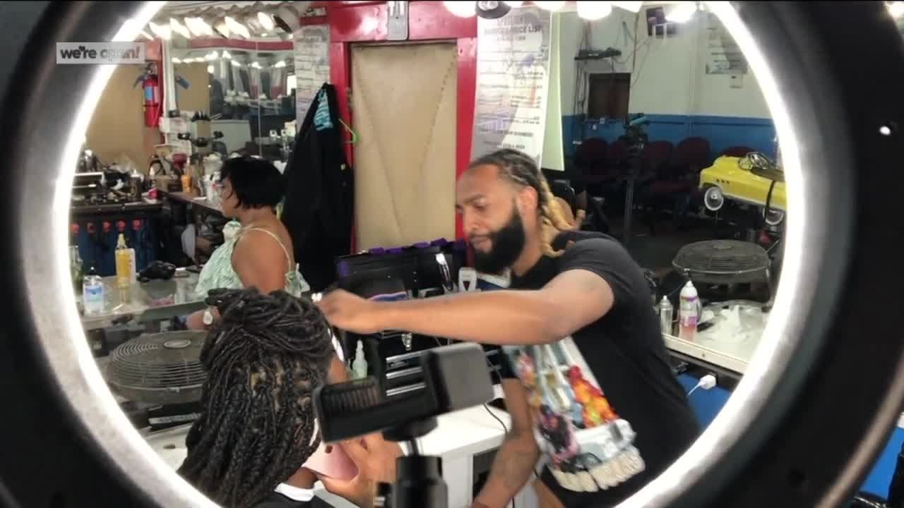 We're Open Spotlight Barber Shop gets back to business YouTube