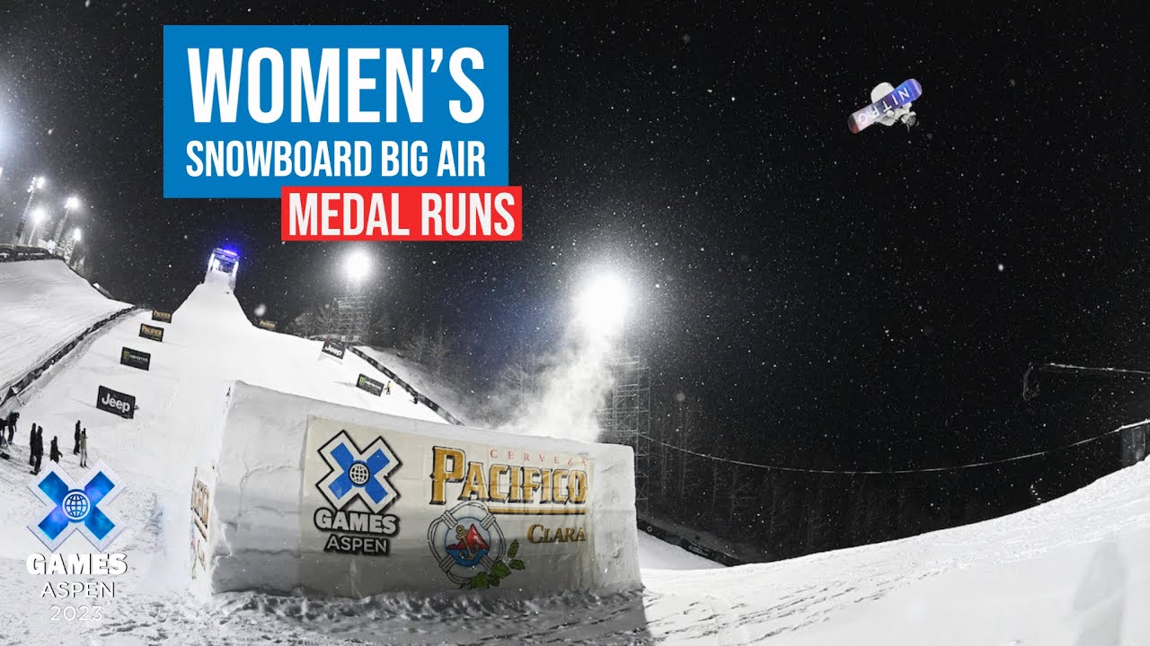 Pacifico Womens Snowboard Big Air TOP 3 X Games Aspen 2023
