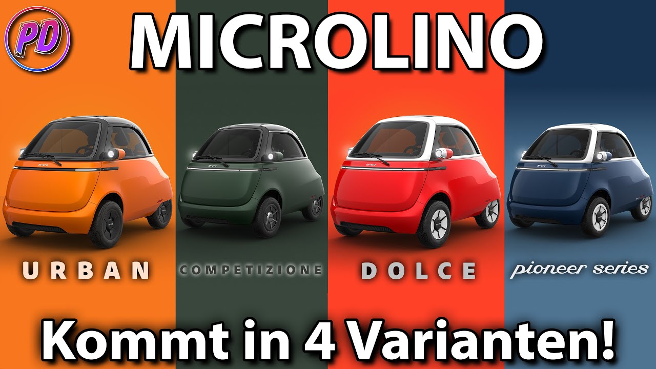 MICROLINO - Kleiner Stadtflitzer in 4 Varianten!