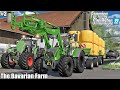Transporting 32 silage bales and store them in the farm shedthe bavarian farm fs 222