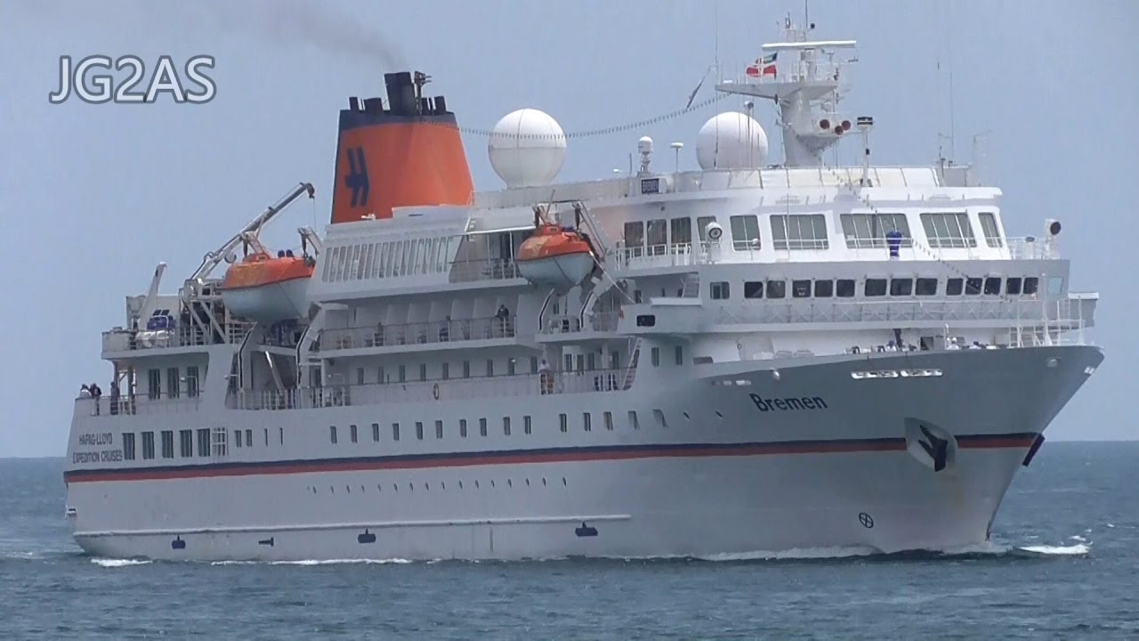 M/S BREMEN ブレーメン クルーズ客船 境港 HAPAG-LLOYD Cruise ship