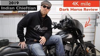 2019 Indian Chieftain Dark Horse Review / After 4k mile ride