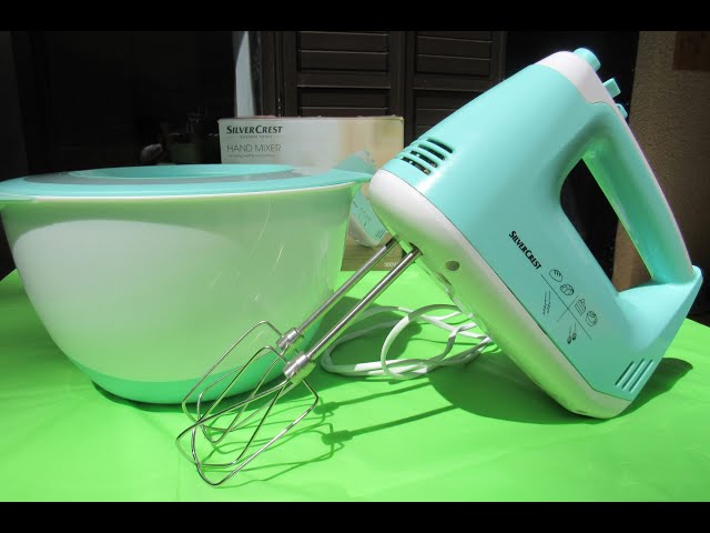 Hand Mixer SilverCrest SHM 300 C1 from Lidl is OK. test Two years later.  How to make pancakes easy - YouTube