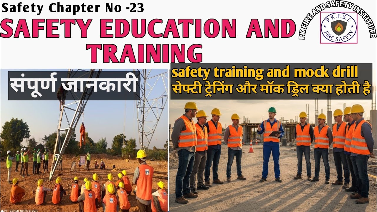 Safety Education and training/ शिक्षा सुरक्षा एवं प्रशिक्षण