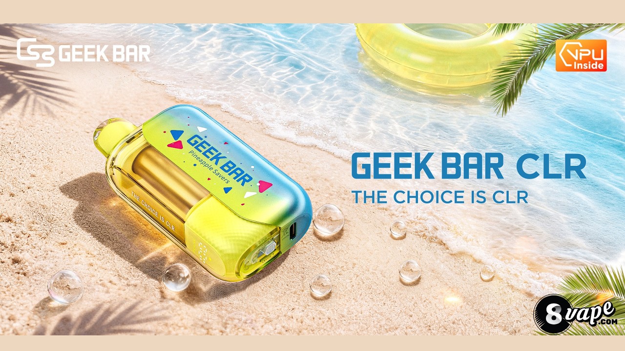 Geek Bar CLR 50K Review: 50,000 Puffs with 3D Curved Screen!