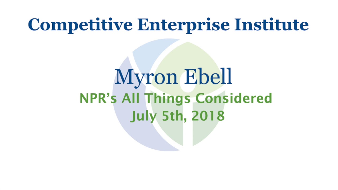 Myron Ebell Discusses Scott Pruitt's Record as EPA Administrator